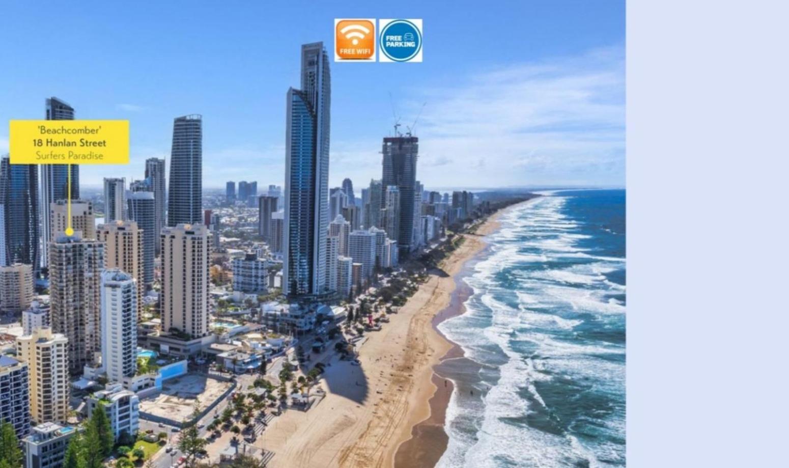 Beachside Apartment In The Heart Of Surfers Paradise - Free Parking Gold Coast Zewnętrze zdjęcie