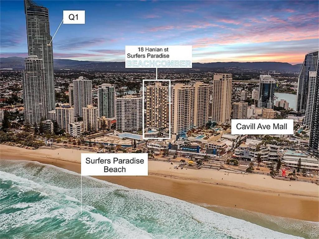 Beachside Apartment In The Heart Of Surfers Paradise - Free Parking Gold Coast Zewnętrze zdjęcie
